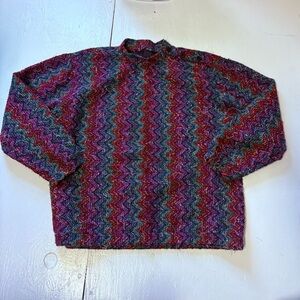 Vintage Handmade Chevron Sweater